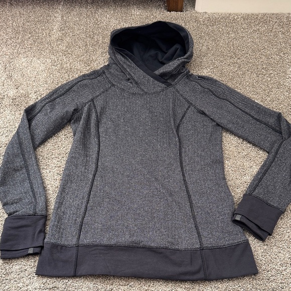 Lululemon Athletica Heathered Gray Hoodie - Picture 3 of 8
